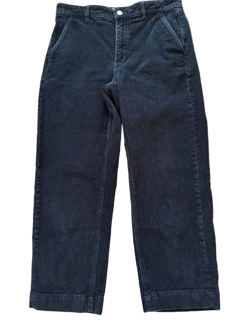 Everlane black corduroy trousers sz 10